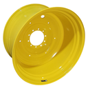 23"W x 42"D, John Deere Yellow 10-Hole Formed Plate , -10.5" Offset