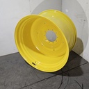 23"W x 42"D, John Deere Yellow 10-Hole Formed Plate , -10.5" Offset