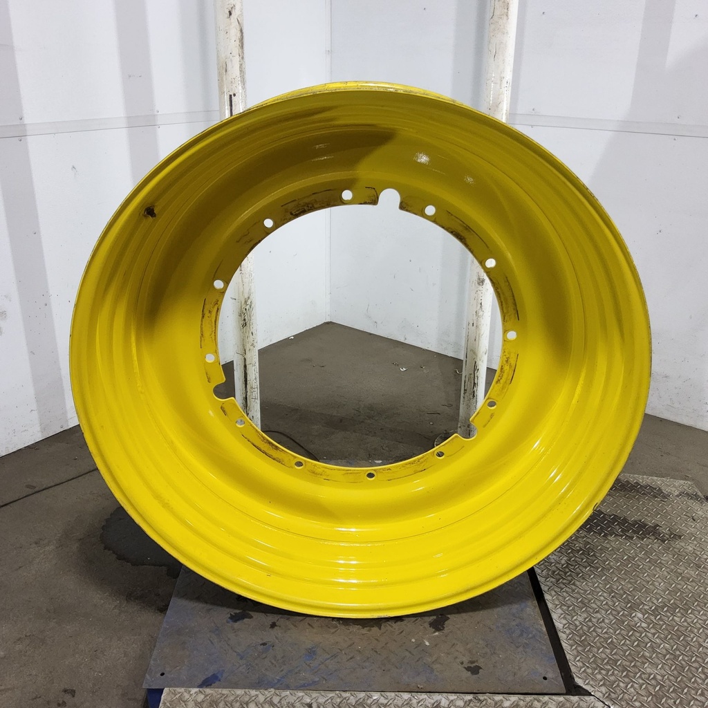 15"W x 50"D, John Deere Yellow 12-Hole Stub Disc , -3.12" Offset