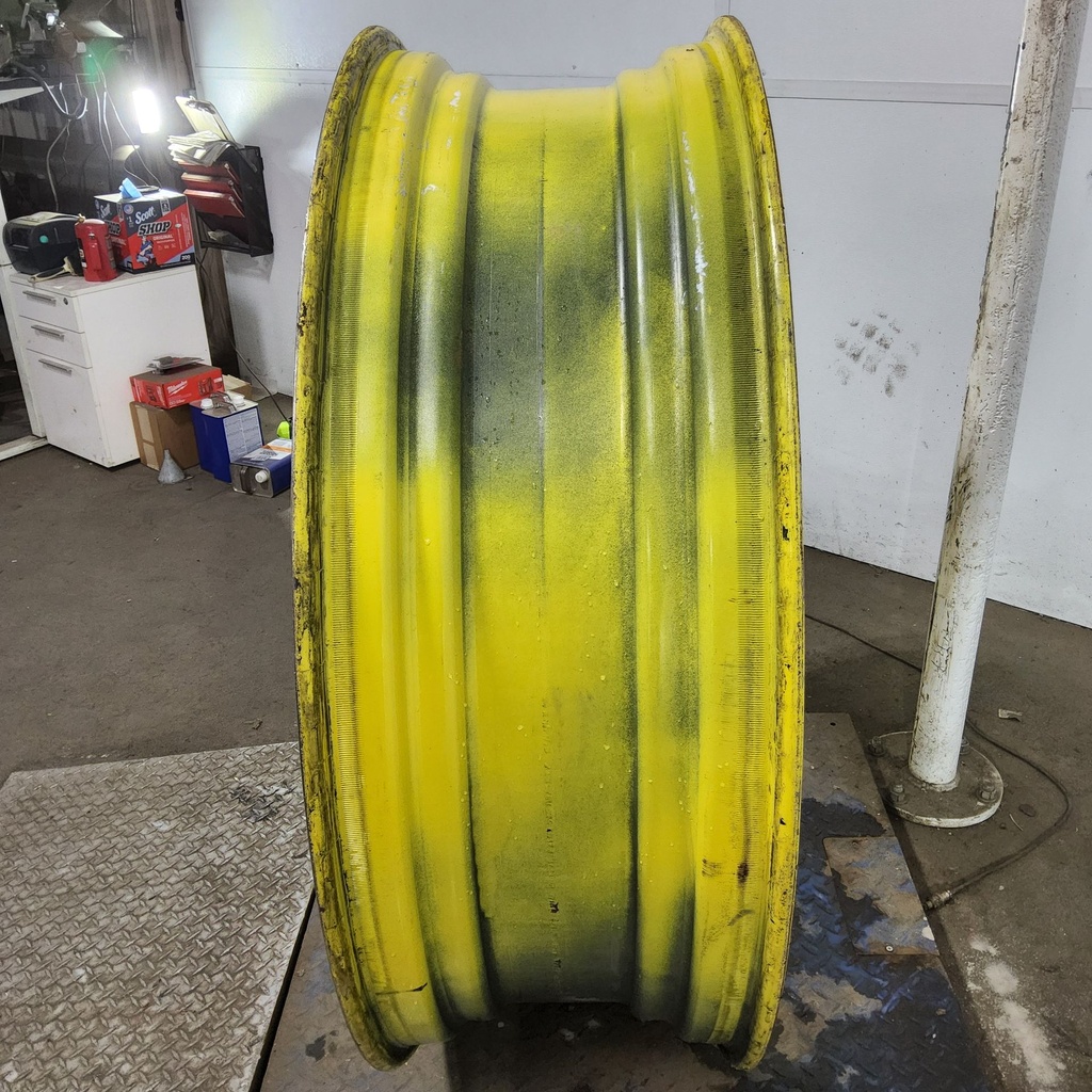 15"W x 50"D, John Deere Yellow 12-Hole Stub Disc , -3.12" Offset