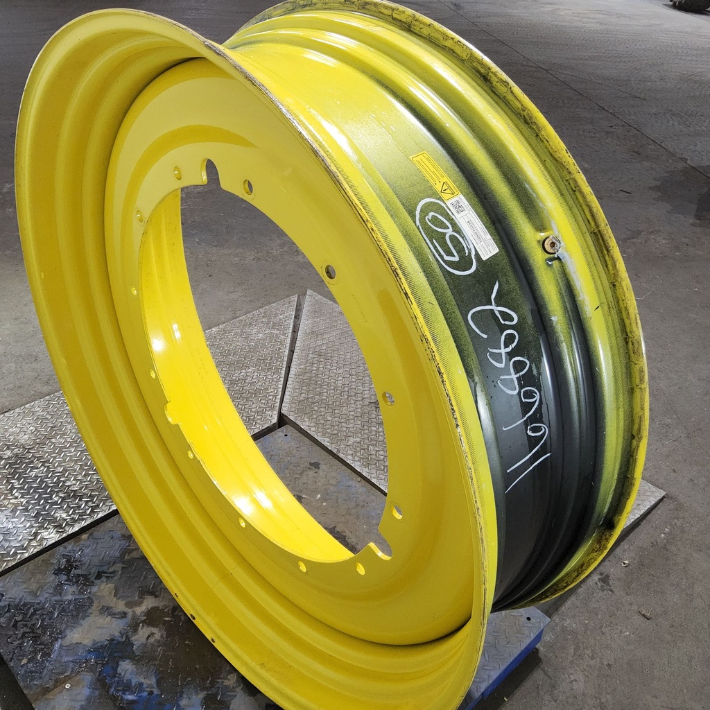 15"W x 50"D, John Deere Yellow 12-Hole Stub Disc , -3.12" Offset