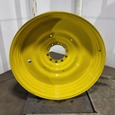 15"W x 50"D, John Deere Yellow 10-Hole Formed Plate , -6.81" Offset
