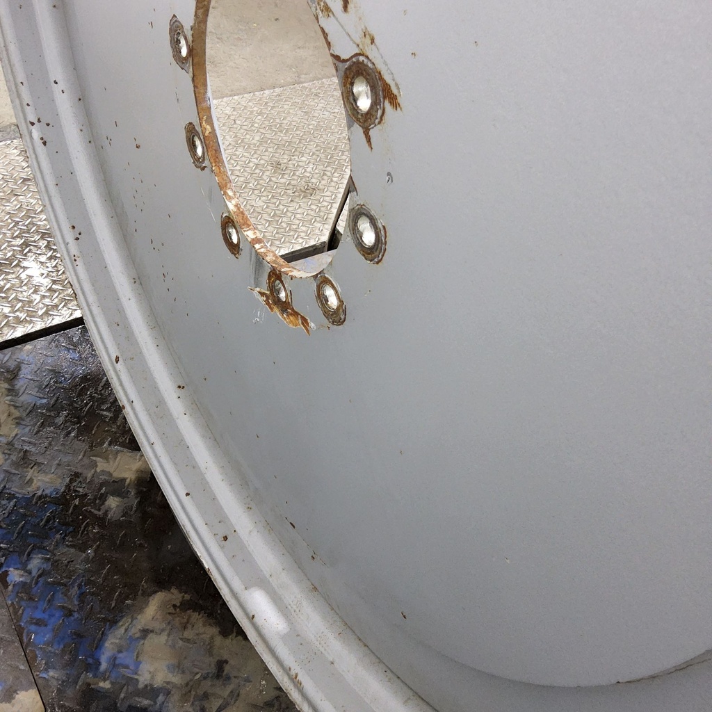 12"W x 54"D, Case IH Silver Mist 10-Hole Formed Plate , -3.56" Offset