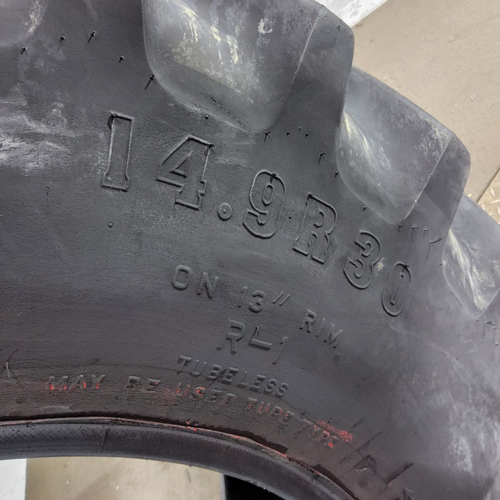 14.9R30 Firestone Radial All Traction FWD R-1 134A8 90%
