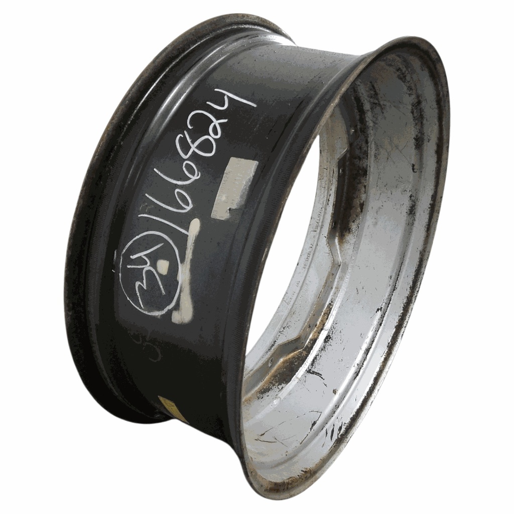 13"W x 34"D, Case IH Silver Mist 8-Hole Waffle Wheel (Groups of 2 Bolts)