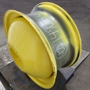 18"W x 42"D, John Deere Yellow 10-Hole Dolly Dual , -15.12" Offset
