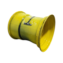 18"W x 16.1"D, John Deere Yellow 8-Hole Implement , -4.88" Offset