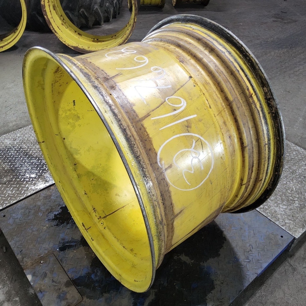 21"W x 32"D, John Deere Yellow Single Bevel