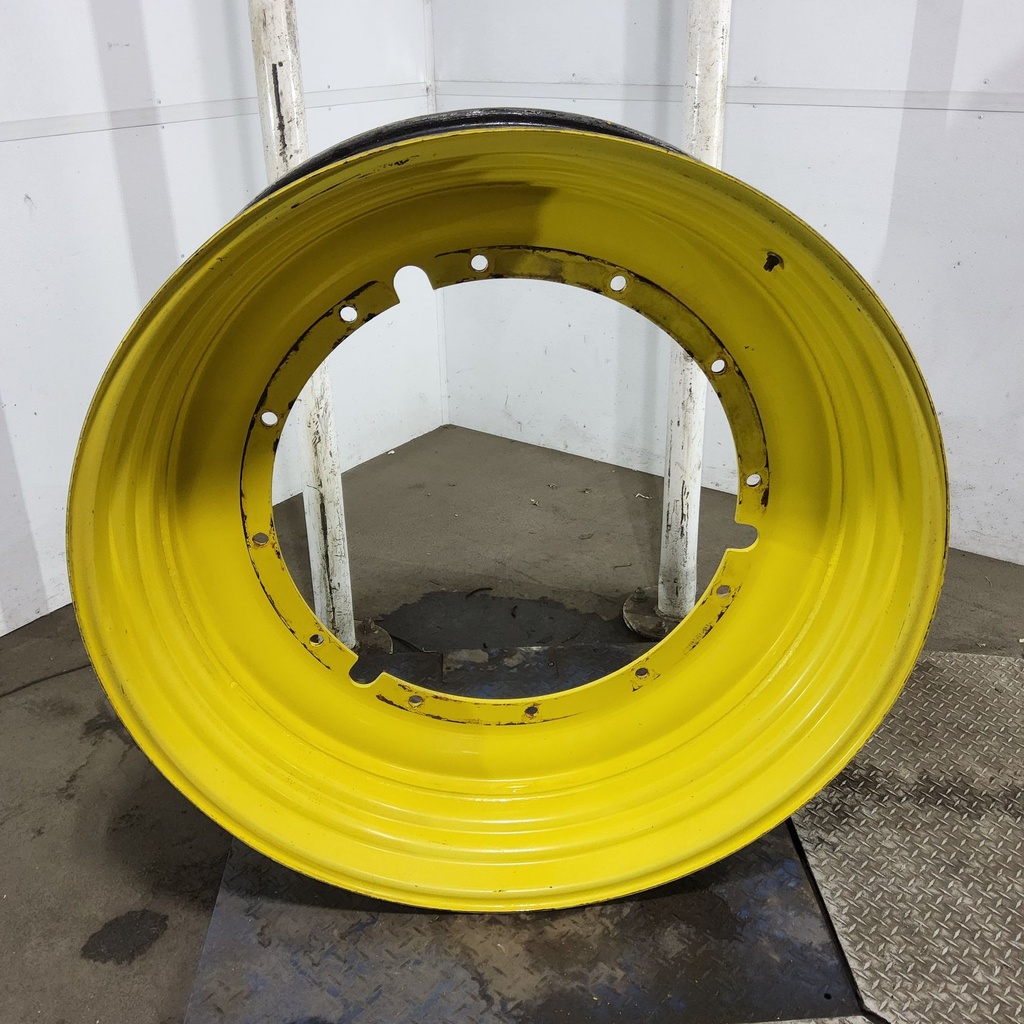13"W x 46"D, John Deere Yellow 12-Hole Stub Disc , -3.44" Offset
