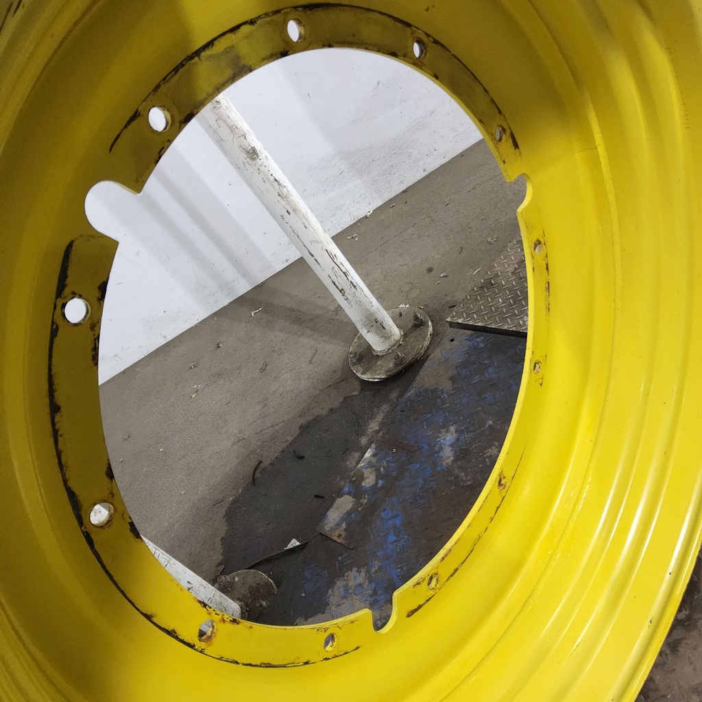 13"W x 46"D, John Deere Yellow 12-Hole Stub Disc , -3.44" Offset