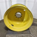 18"W x 42"D, John Deere Yellow 10-Hole Dolly Dual , -13.38" Offset