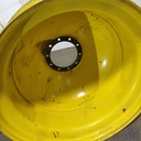 18"W x 42"D, John Deere Yellow 10-Hole Dolly Dual , -15.38" Offset