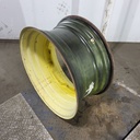 15"W x 30"D, John Deere Yellow 12-Hole Waffle Wheel (Groups of 2 Bolts) , 7.88" Offset