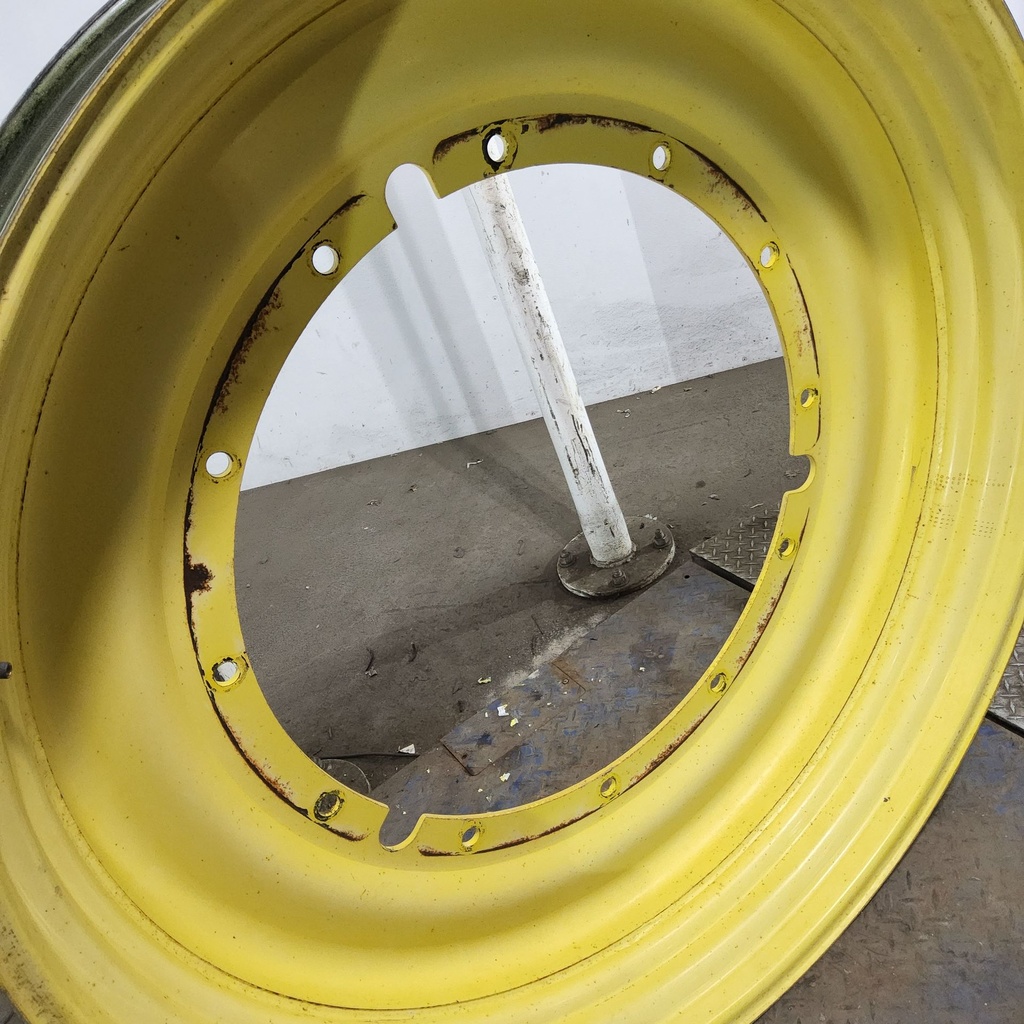 10"W x 50"D, John Deere Yellow 12-Hole Stub Disc , -3.12" Offset