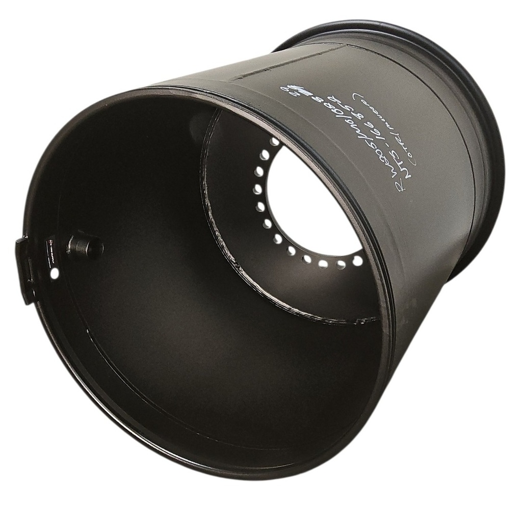36"W x 32"D, Dead Flat Black 24-Hole 3 Piece Flat Plate , -9.75" Offset