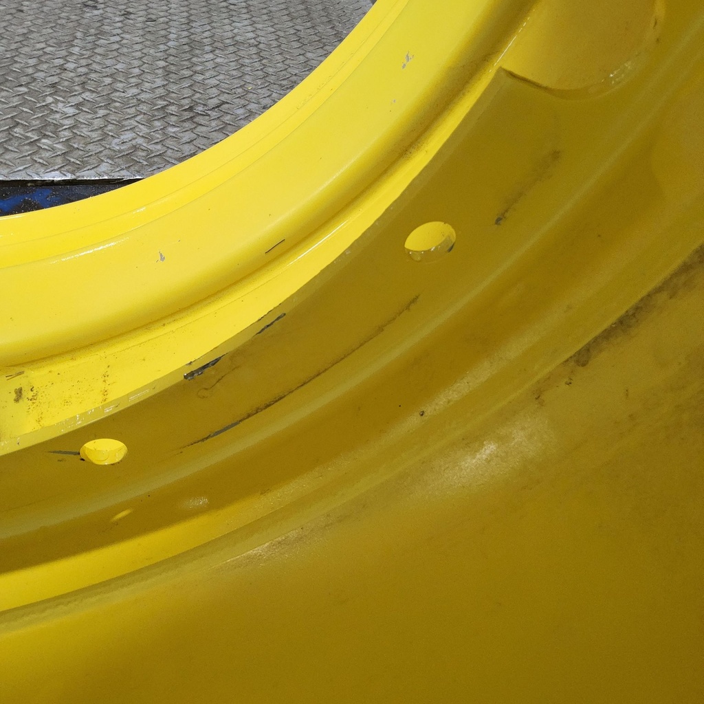 27"W x 38"D, John Deere Yellow 12-Hole Stub Disc , -0.5" Offset