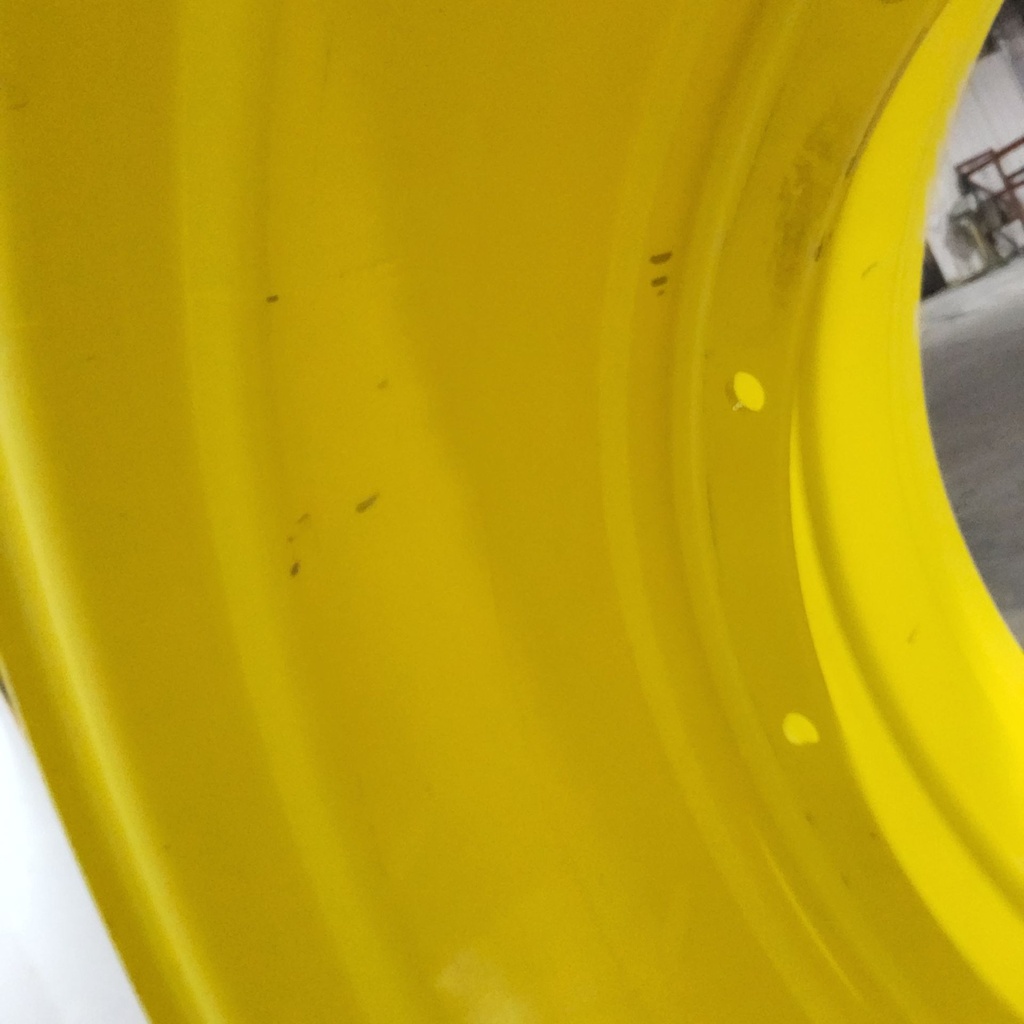27"W x 38"D, John Deere Yellow 12-Hole Stub Disc , -0.5" Offset