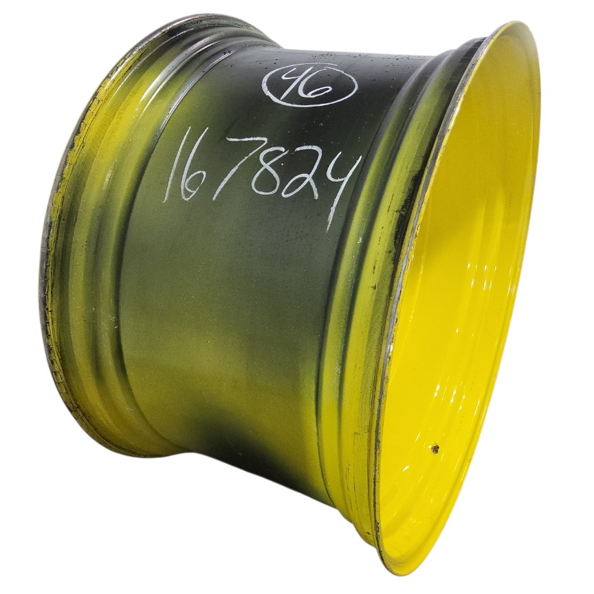 28"W x 46"D, John Deere Yellow 12-Hole Stub Disc , -0.38" Offset