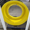 28"W x 46"D, John Deere Yellow 12-Hole Stub Disc , -0.38" Offset