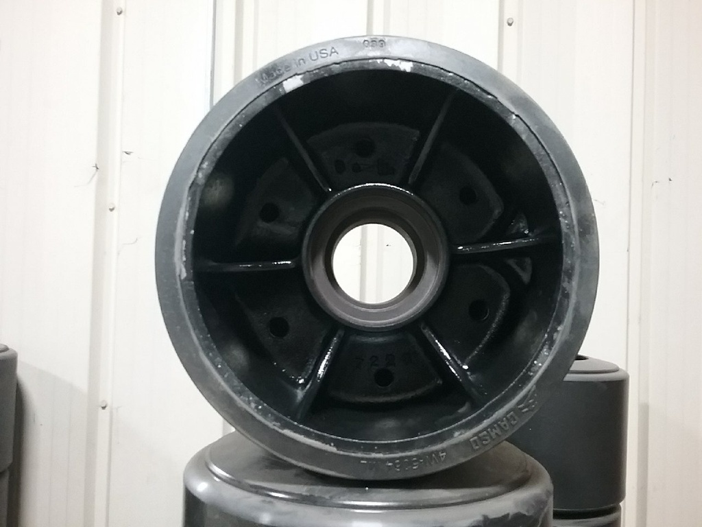 10.5" Wide Mid-Roller Bogie Wheel for Case IH STX Quad Track Tractors 3 Step/2 Step, Hub/Bearing(Poly)