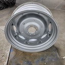 15"W x 34"D, Case IH Silver Mist 8-Hole Rim with Clamp/Loop Style
