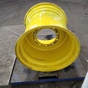 25"W x 26"D, John Deere Yellow 10-Hole Formed Plate , -0.88" Offset