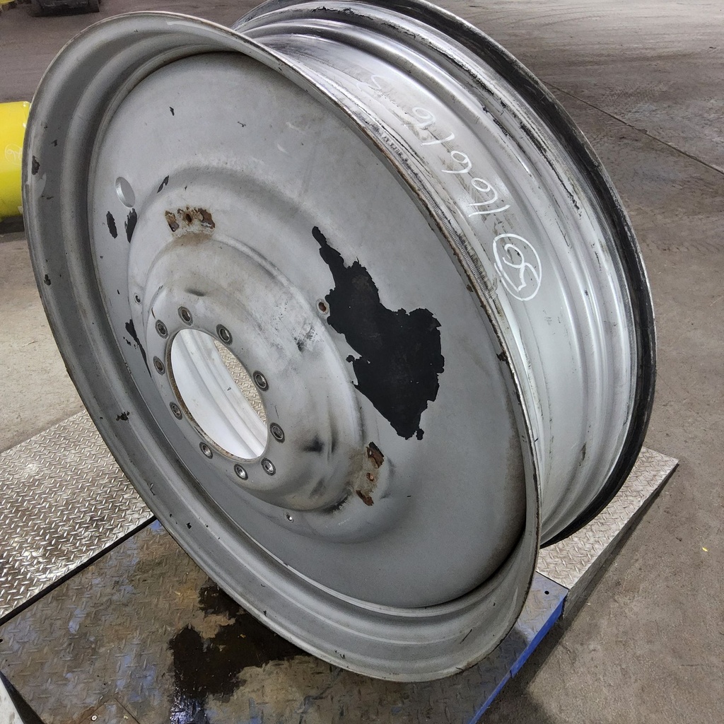 15"W x 50"D, Case IH Silver Mist 10-Hole Formed Plate , -9.25" Offset