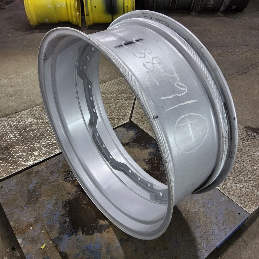 13"W x 34"D, Case IH Silver Mist 12-Hole Waffle Wheel (Groups of 3 bolts)