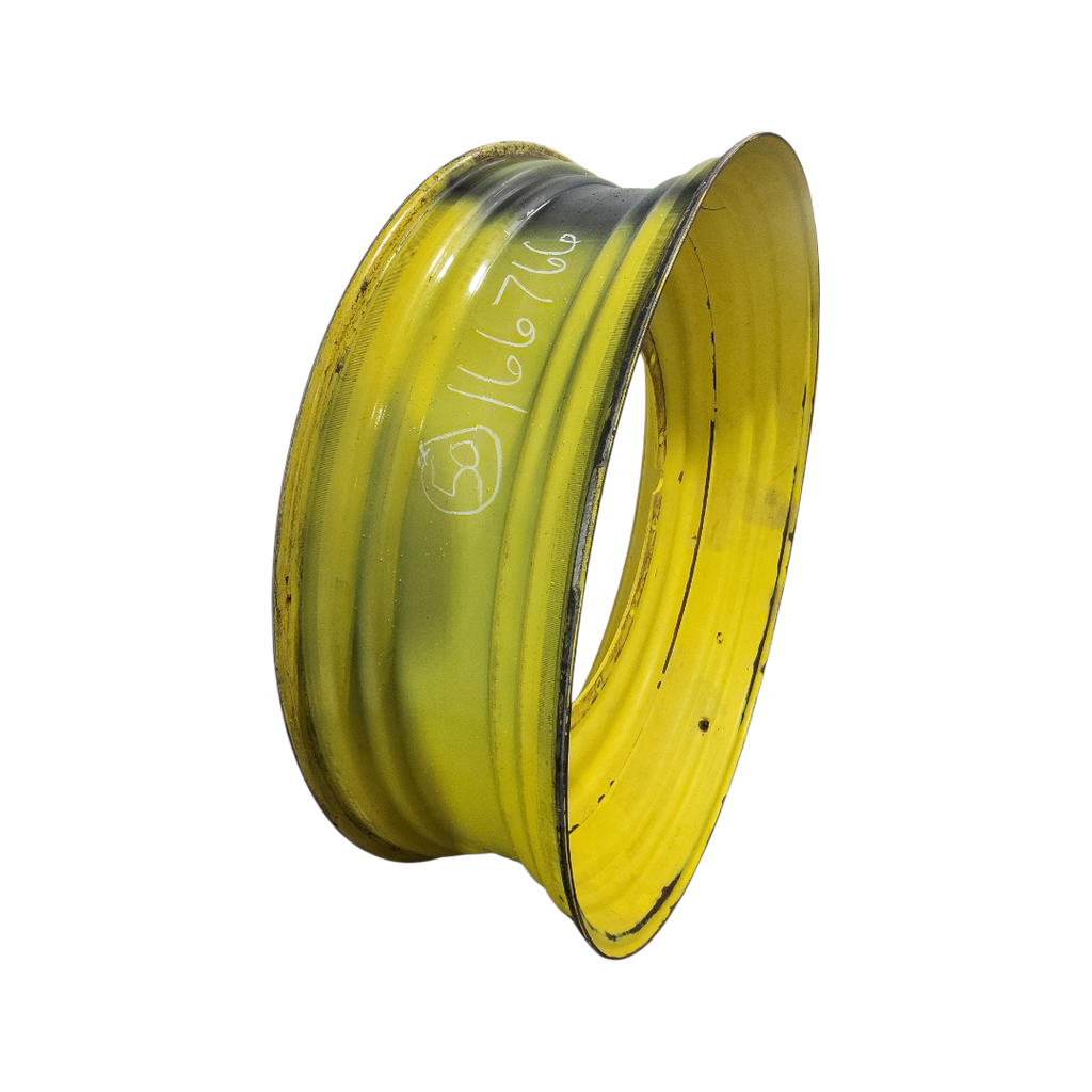 15"W x 50"D, John Deere Yellow 12-Hole Stub Disc , -3.12" Offset