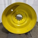 15"W x 50"D, John Deere Yellow 10-Hole Formed Plate , -6.38" Offset