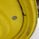 15"W x 50"D, John Deere Yellow 10-Hole Formed Plate , -6.38" Offset