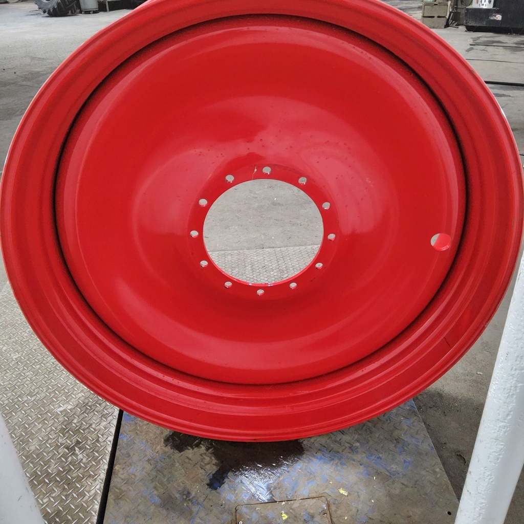 16"W x 50"D, Fendt/Agco Red 12-Hole Bubble Disc , -2.75" Offset