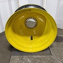 18"W x 42"D, John Deere Yellow 20-Hole Dolly Dual , -15.12" Offset
