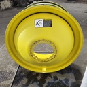18"W x 42"D, John Deere Yellow 20-Hole Dolly Dual , -15.12" Offset