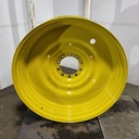 15"W x 50"D, John Deere Yellow 10-Hole Formed Plate , -6.62" Offset