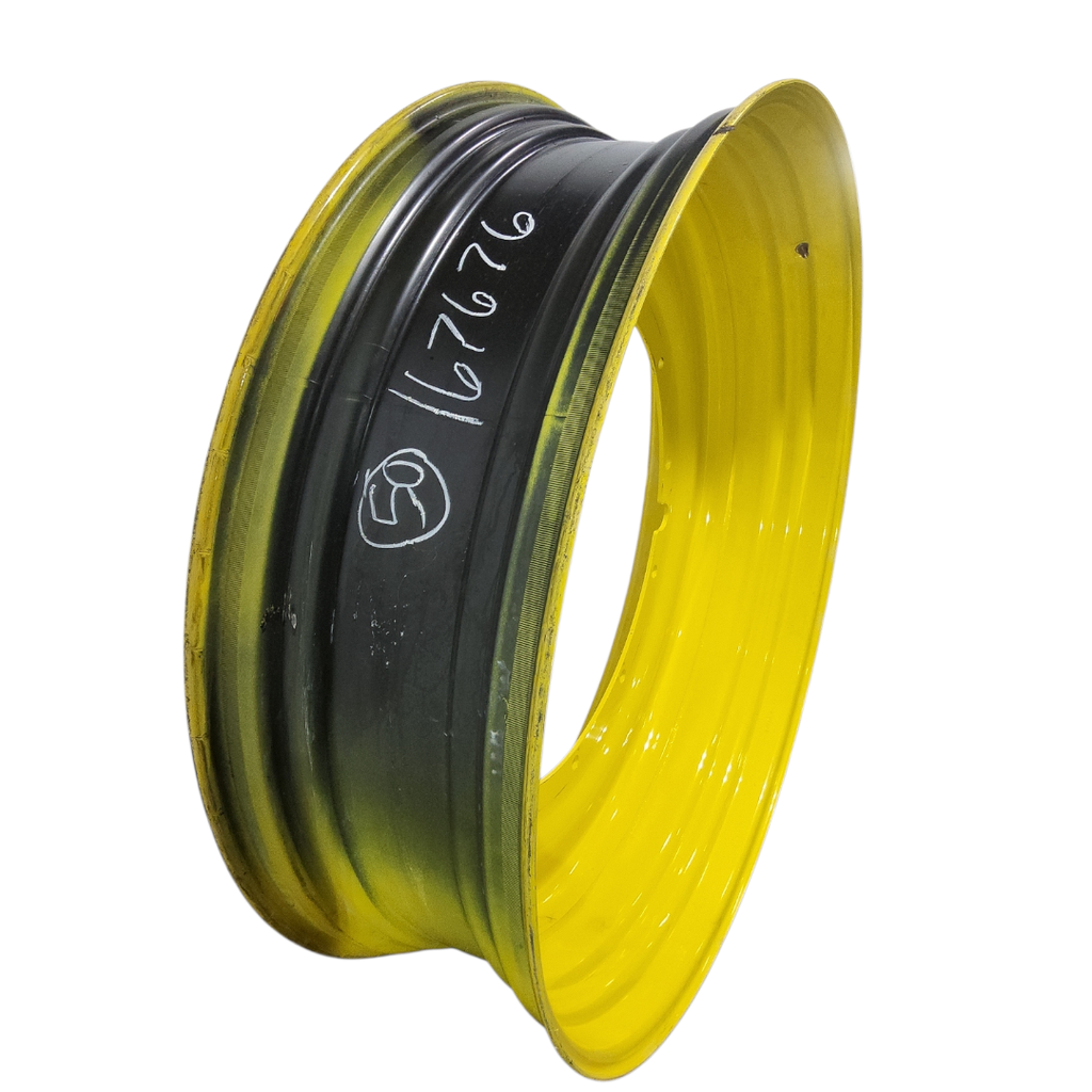 15"W x 50"D, John Deere Yellow 12-Hole Stub Disc , -3.12" Offset