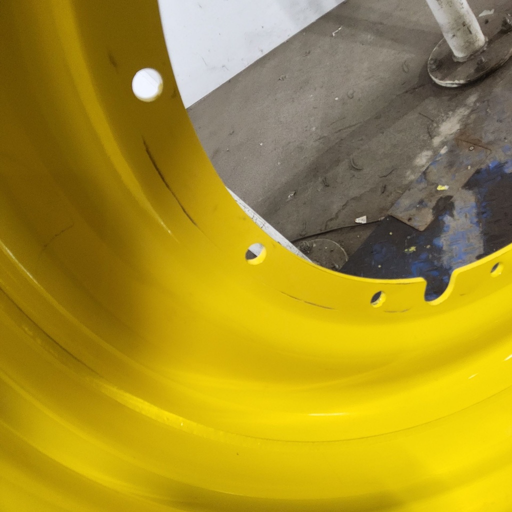 15"W x 50"D, John Deere Yellow 12-Hole Stub Disc , -3.12" Offset