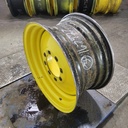 15"W x 30"D, John Deere Yellow 8-Hole Formed Plate , 4.5" Offset