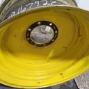 15"W x 30"D, John Deere Yellow 8-Hole Formed Plate , 4.5" Offset