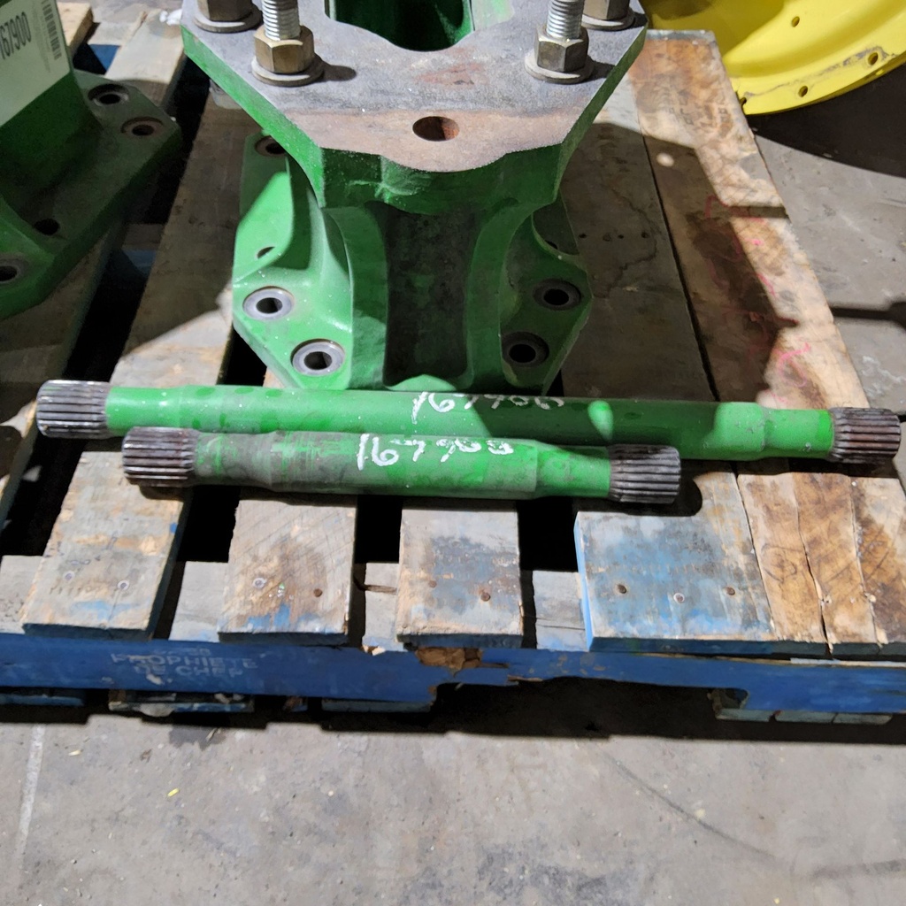 12"L Combine Frame Extension for John Deere Combine "S" Series ("D"22/22 spline drive shafts), John Deere Green