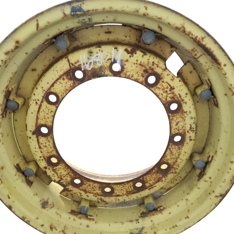 12-Hole Clamp/Loop Style Center for 28" Rim, John Deere Yellow