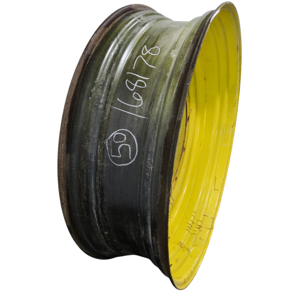 15"W x 50"D, John Deere Yellow 12-Hole Stub Disc , -3.12" Offset