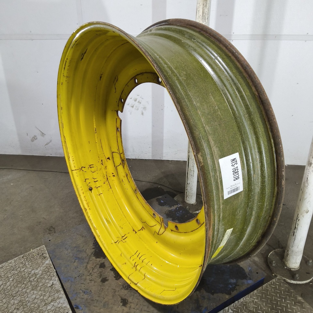 15"W x 50"D, John Deere Yellow 12-Hole Stub Disc , -3.12" Offset