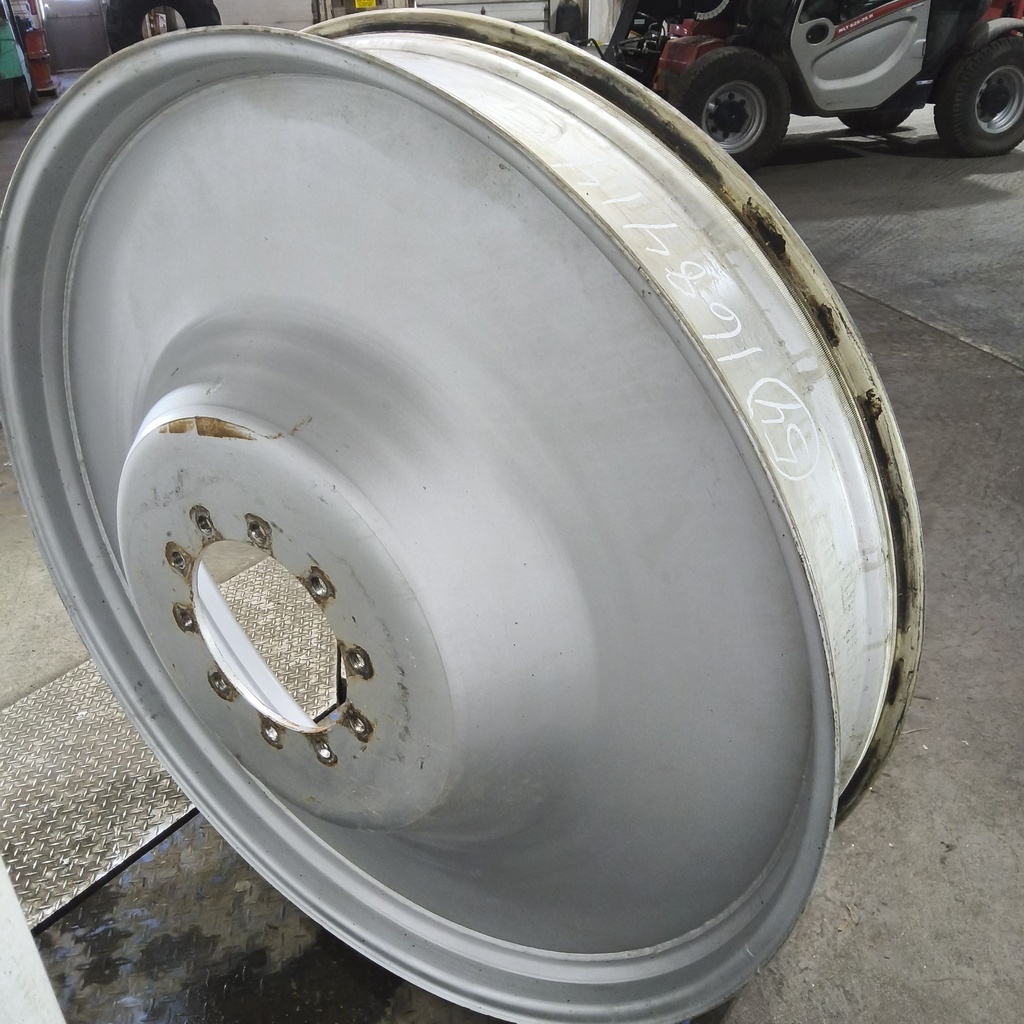 10"W x 54"D, Case IH Silver Mist 10-Hole Spun Disc , -9.25" Offset