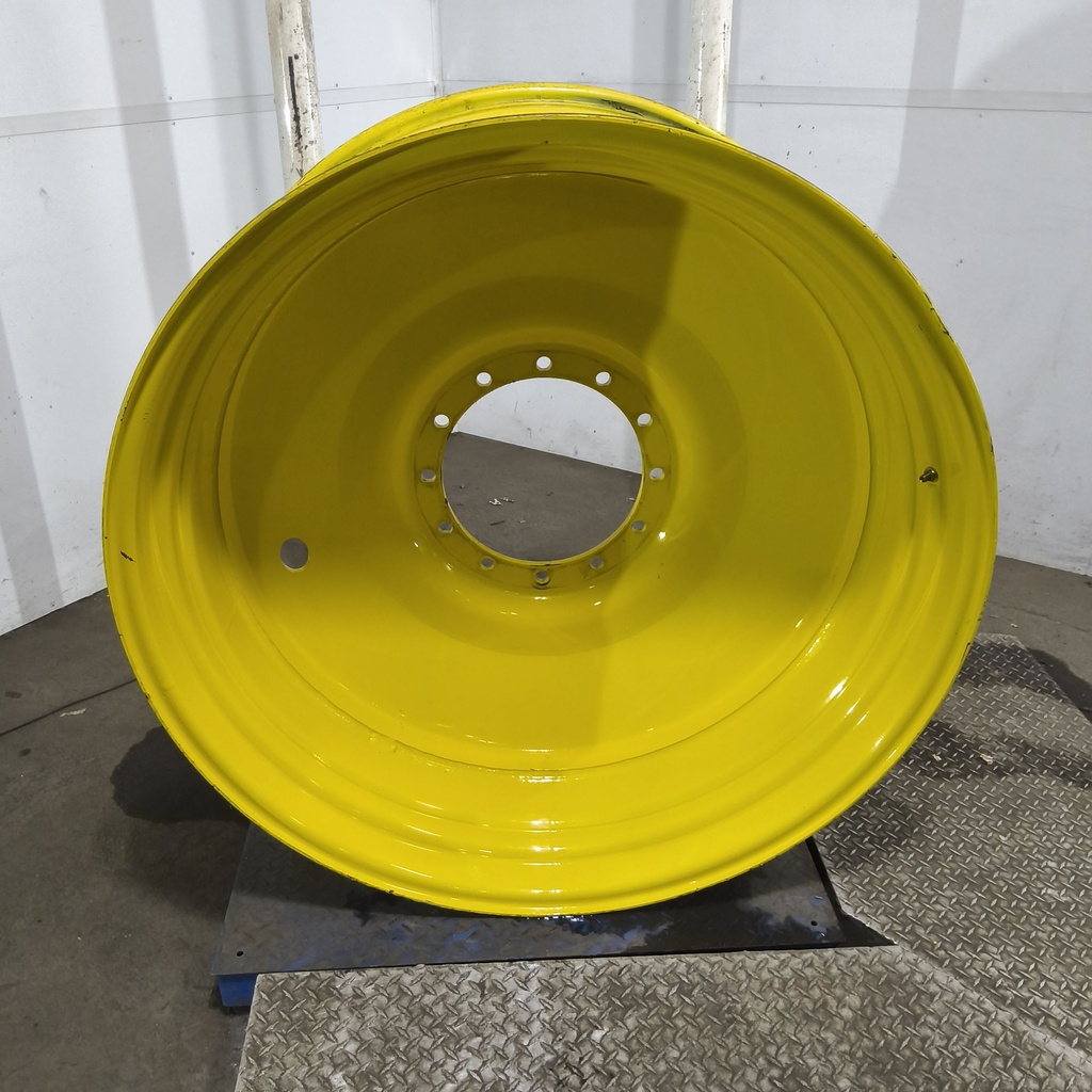 21"W x 46"D, John Deere Yellow 12-Hole Formed Plate Sprayer , -5.62" Offset