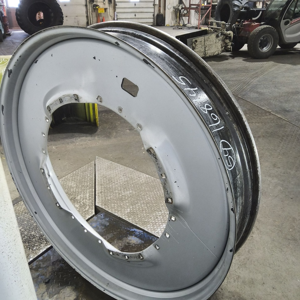 10"W x 54"D, Case IH Silver Mist 12-Hole Waffle Wheel (Groups of 3 bolts)