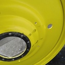 12"W x 54"D, John Deere Yellow 10-Hole Formed Plate , -9.25" Offset