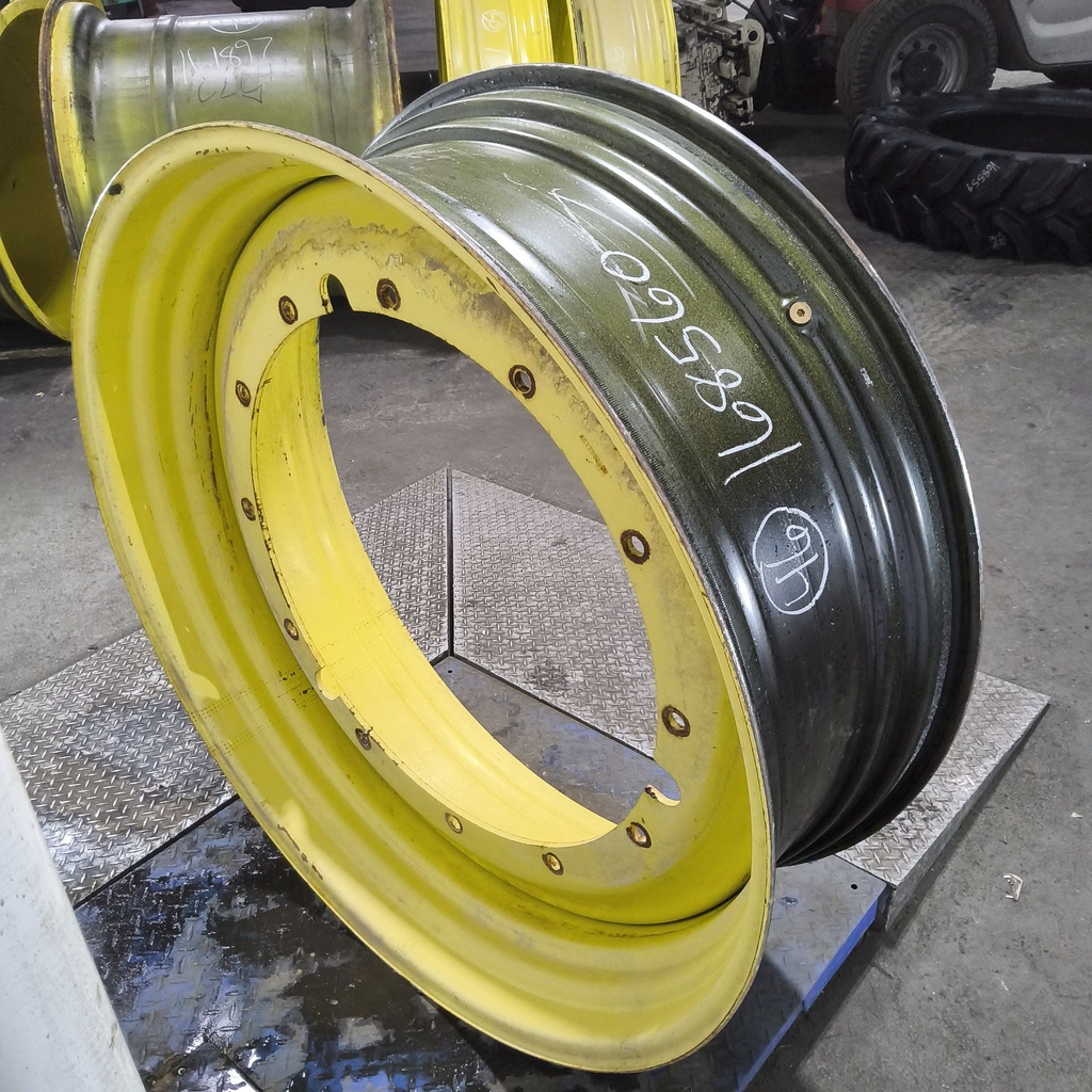 16"W x 46"D, John Deere Yellow 12-Hole Stub Disc , -3.12" Offset