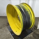 20"W x 42"D, John Deere Yellow 12-Hole Formed Plate Sprayer , -4" Offset