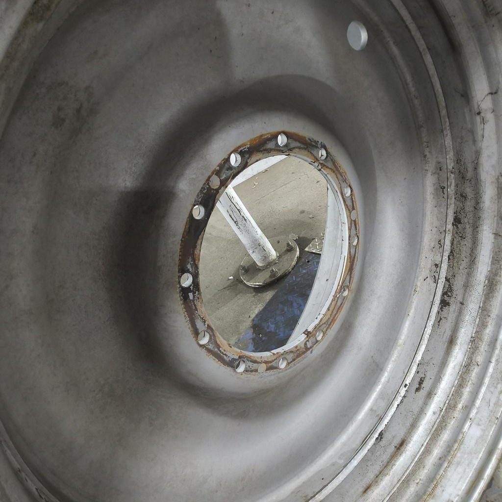 25"W x 46"D, Case IH Silver Mist 12-Hole Bubble Disc , -3.16" Offset